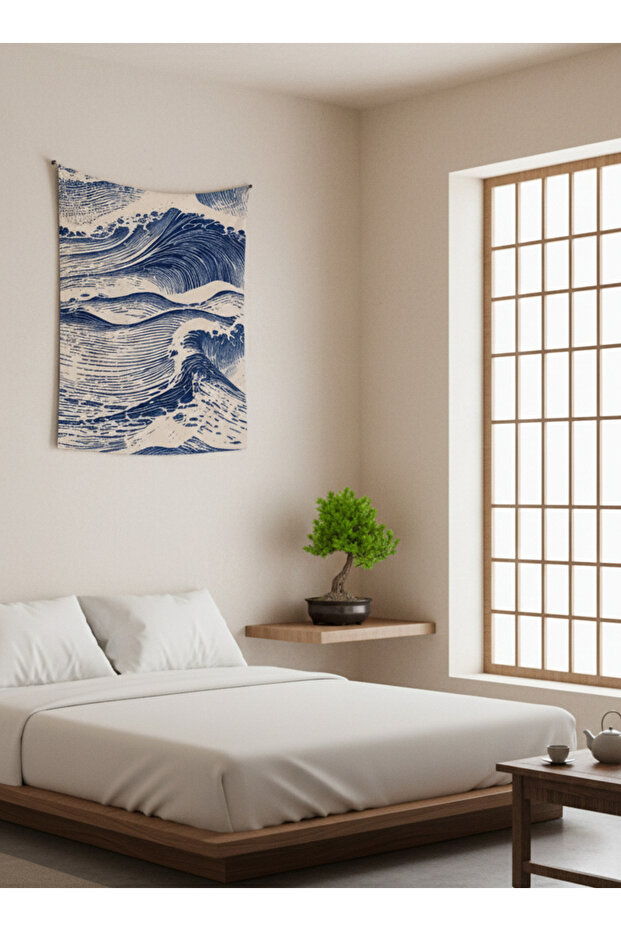 ورق حائط مطبوع رقميًا بنمط موجات الحبر - 2