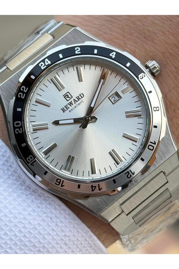 Steel Strap 5 Atm Water Resistant Calendar Dial 2 Years Warranty Men's Wristwatch Ft.Gl.M01.1