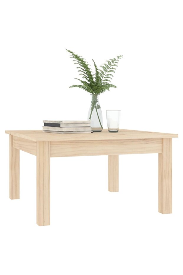 Coffee Table 55x55x30 cm Solid Wood Pine - 5