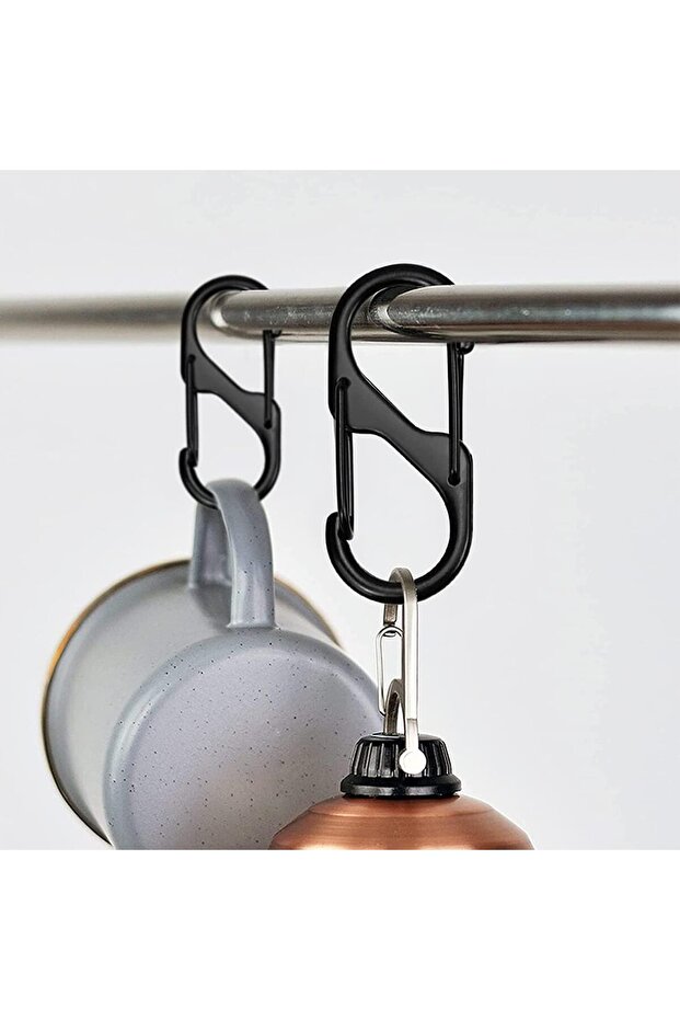 S-Shaped Spring Clip Hooks - 5