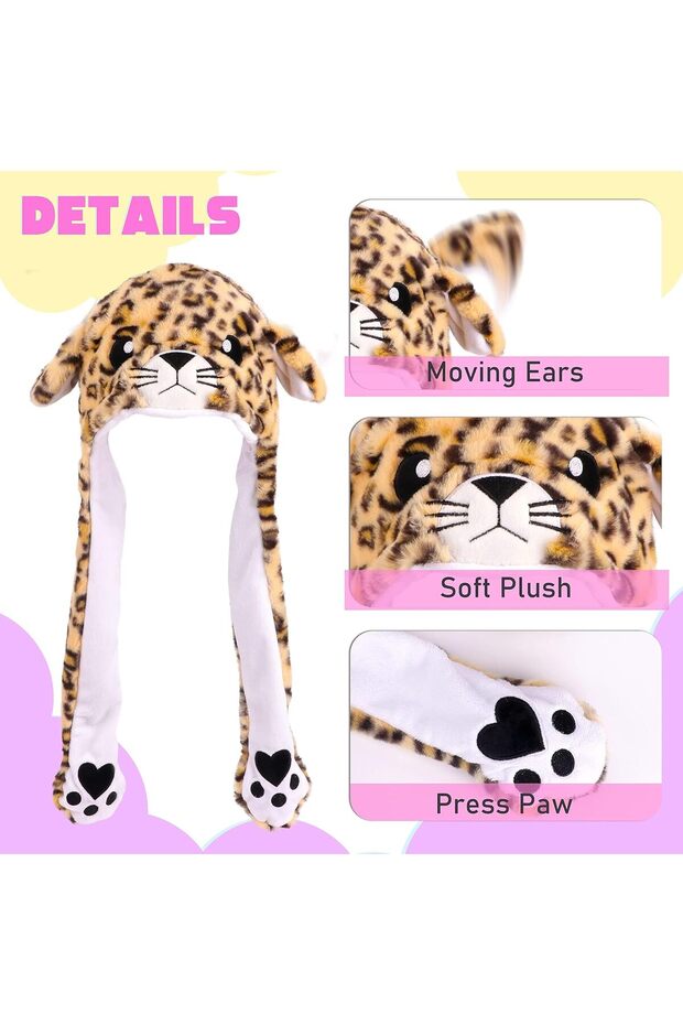 قبعة على شكل بطريق بأذنين متحركتين - 2