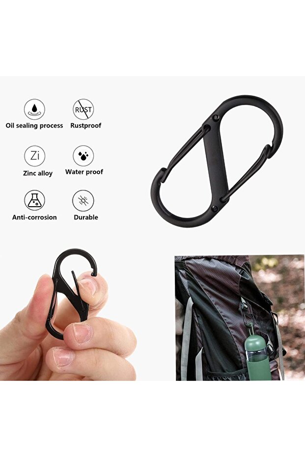 S-Shaped Spring Clip Hooks - 4