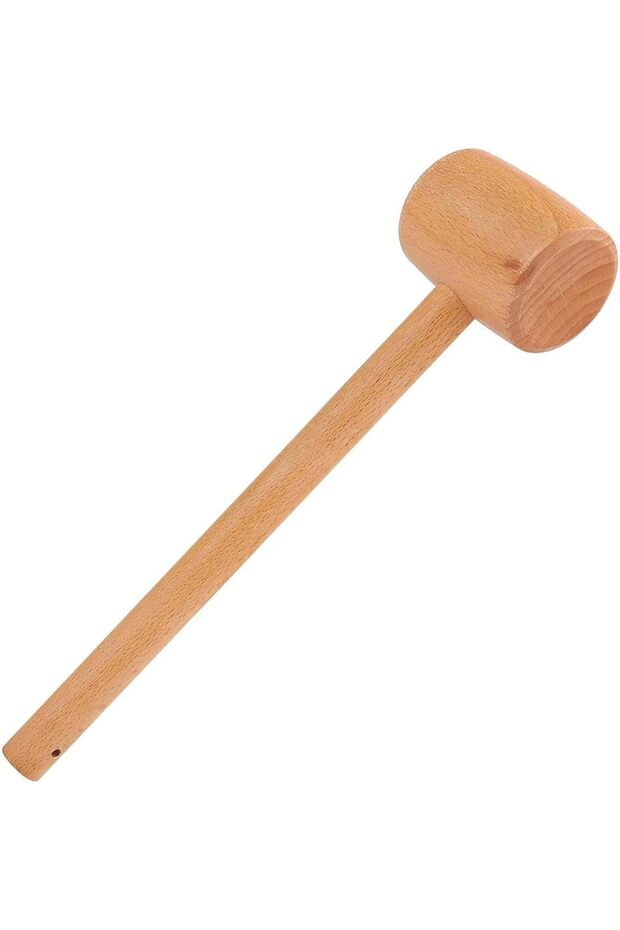 Multi Use Hammers Fiberglass Handle, Rubber Hammer (Wooden Mallet 60mm)