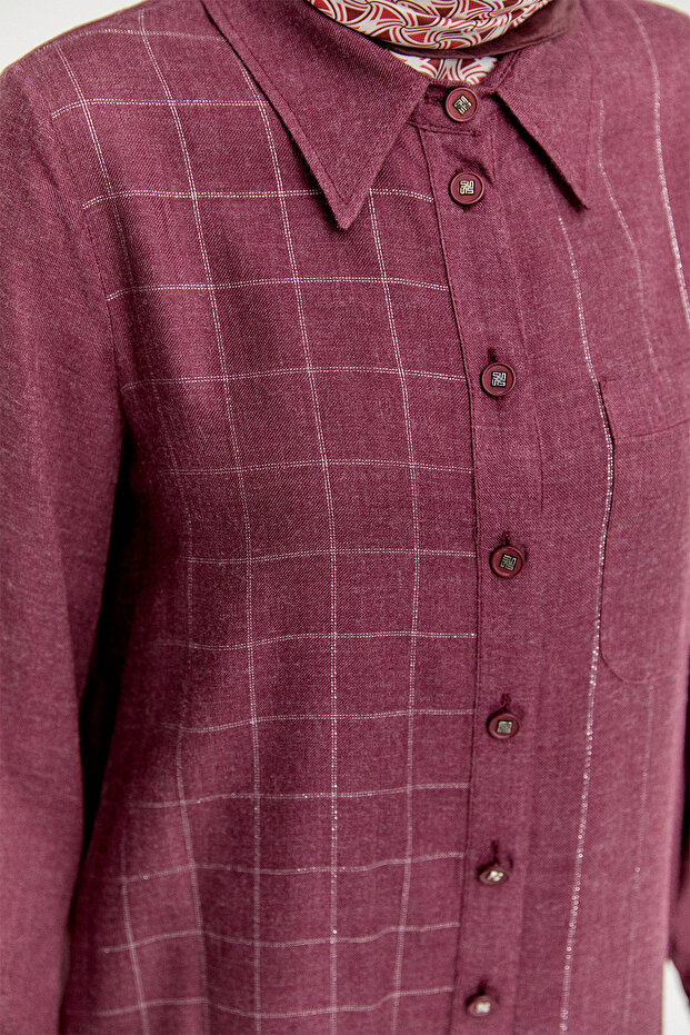 Simli Çizgili Tunik - 4