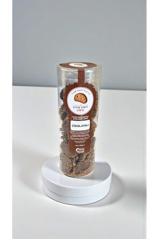 %100 Ekşi Mayalı Kıtır Simit Cips Çikolatalı - 1