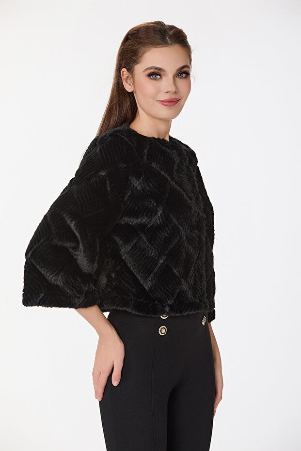 جاكيت صوف اسود - 2