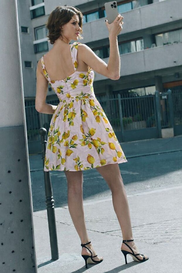 Çok Desenli ELBİSE - 2