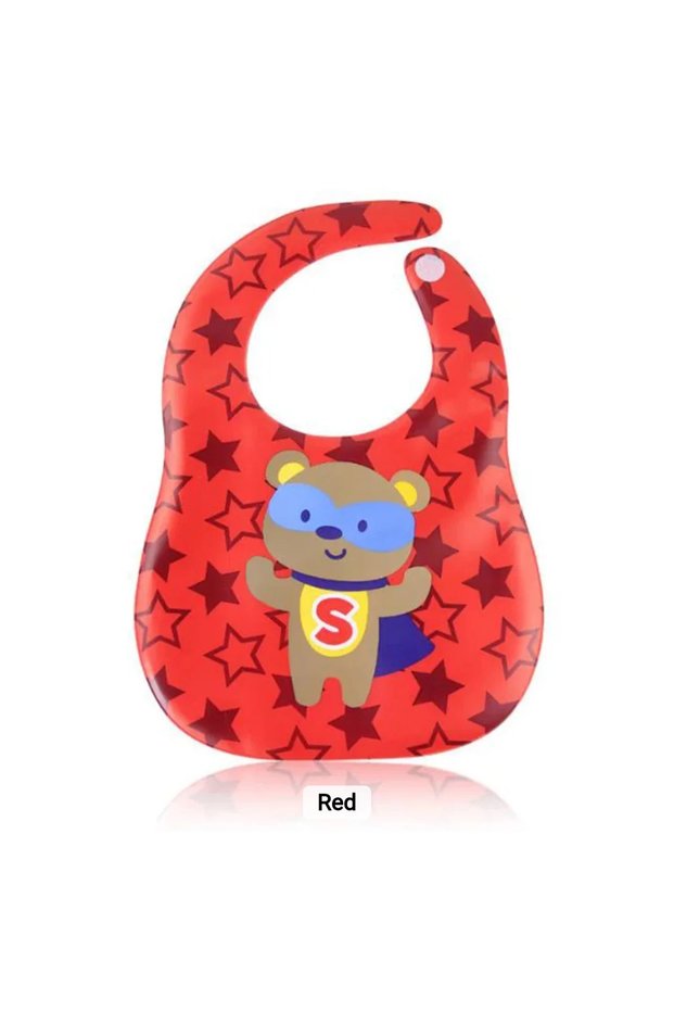 Multi-colored baby bib