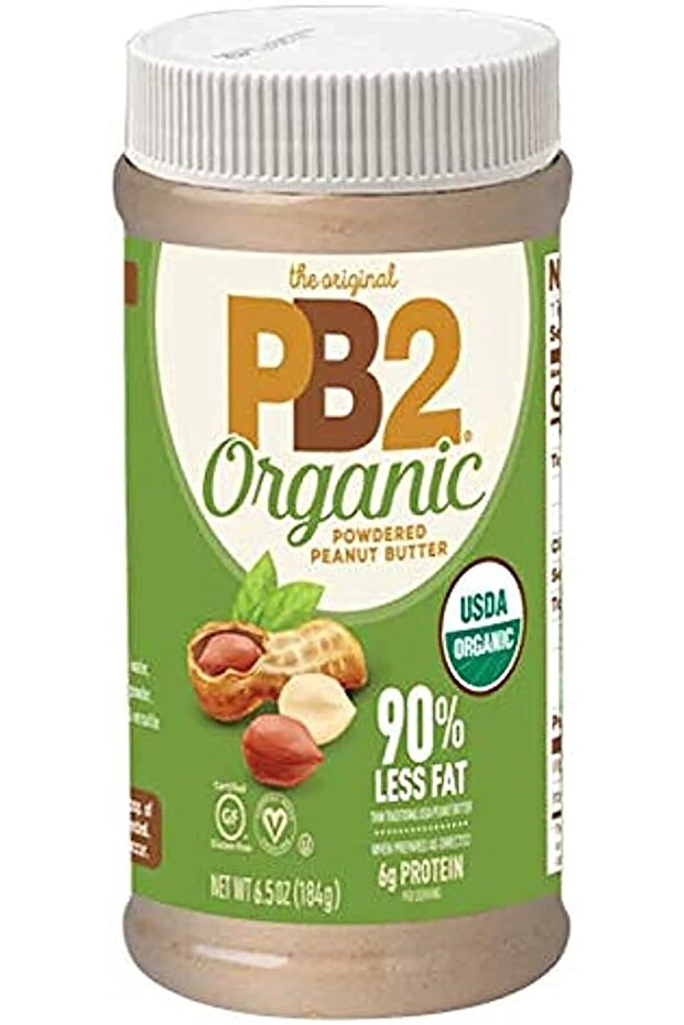 6.5 Oz Organic Powdered Peanut Butter - USDA Organic Certified, Non-GMO Project Verified, Gluten