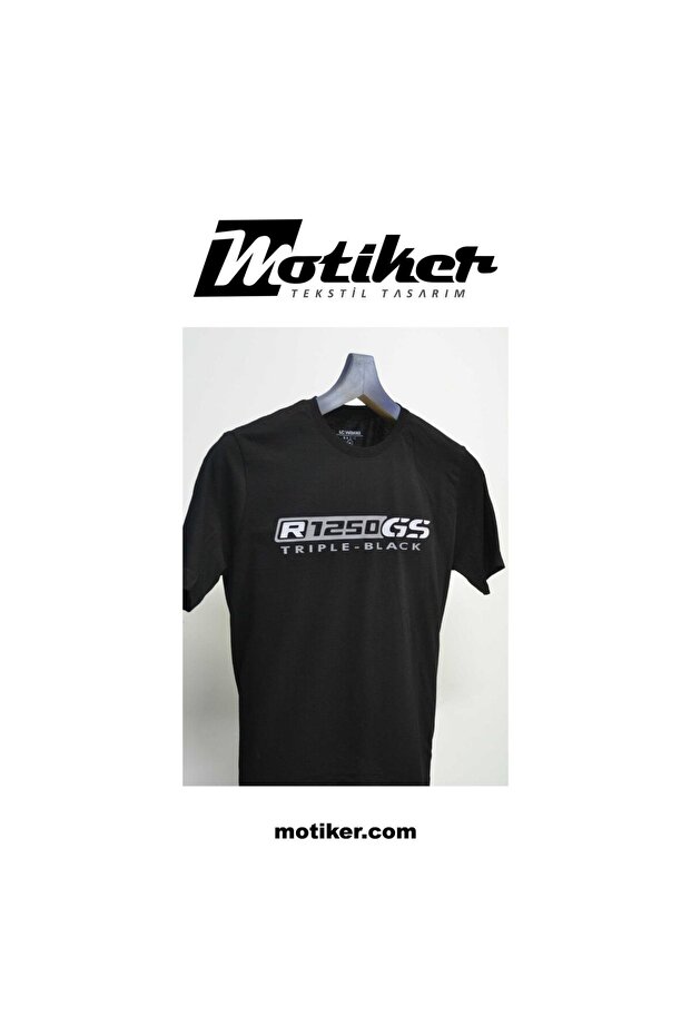 Printed T-Shirt Model with Bmw Adventure 1250Gs Logo