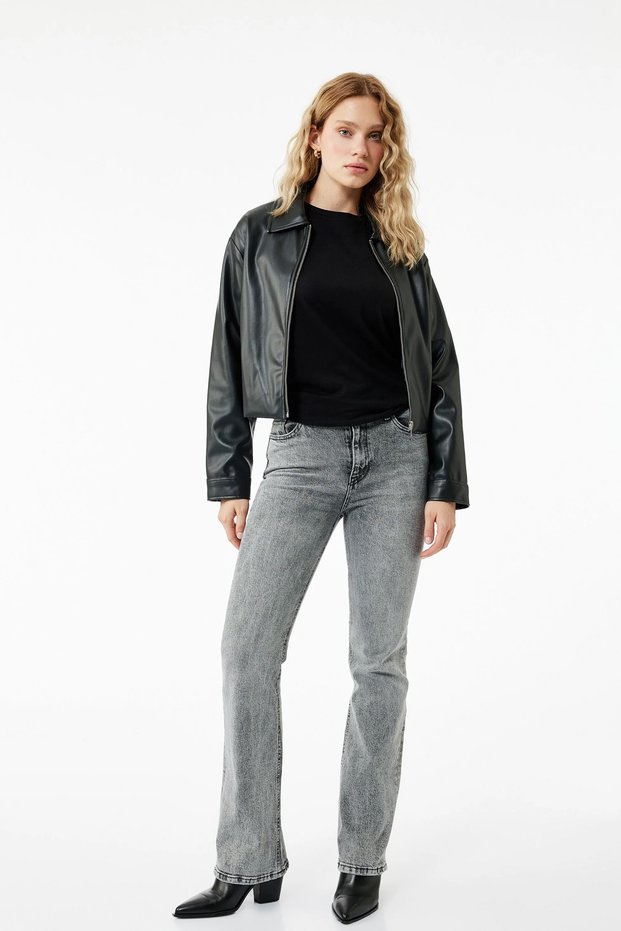 Women's Trousers 6Wal40176Mdgry