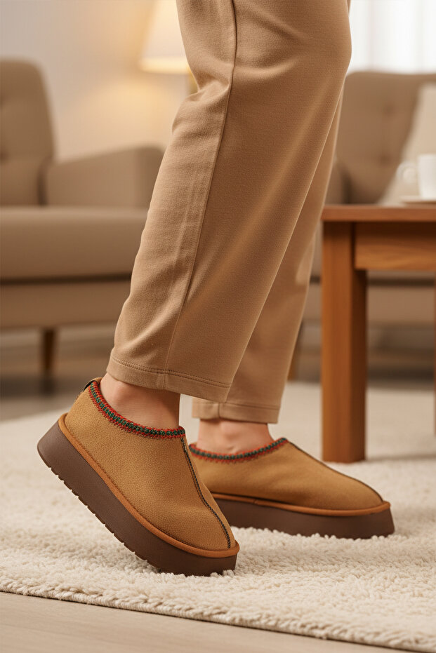 Ayakmod U-50 Women's Casual Shoes with Fur Inside