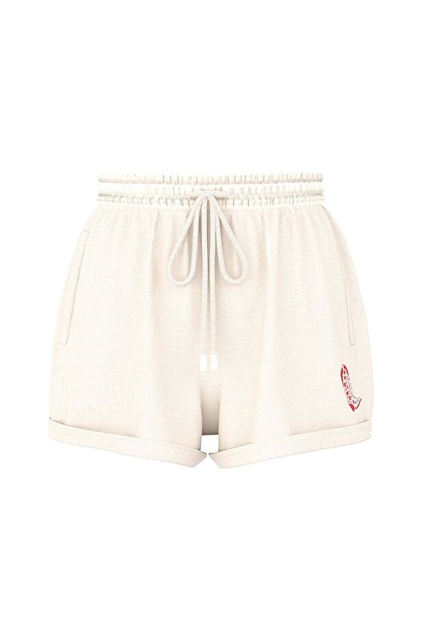 Paçaları Kıvrılmış Şort - 3