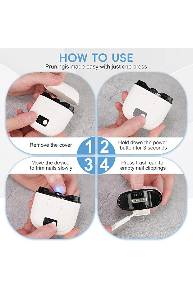 مقص أظافر كهربائي أوتوماتيكي - 4