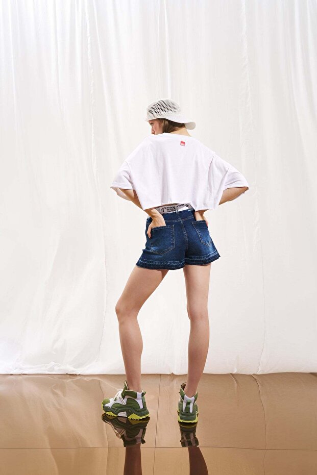 Mavi Mini Denim Sort 17388 - 5