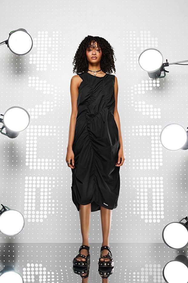 Siyah Elbise 15114 - 2