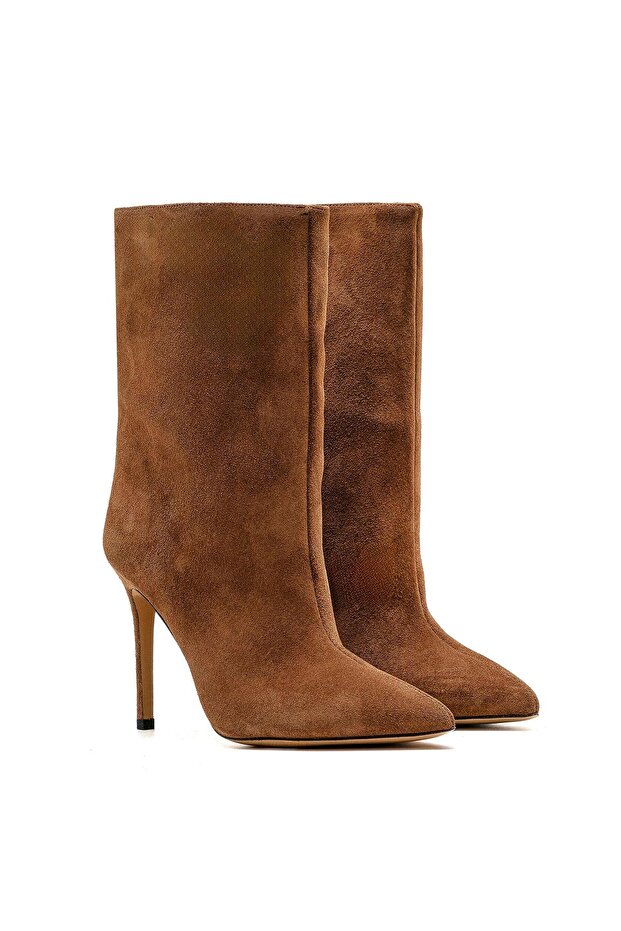 LARA TABA SÜET Kadın TOPUKLU BOT - 3