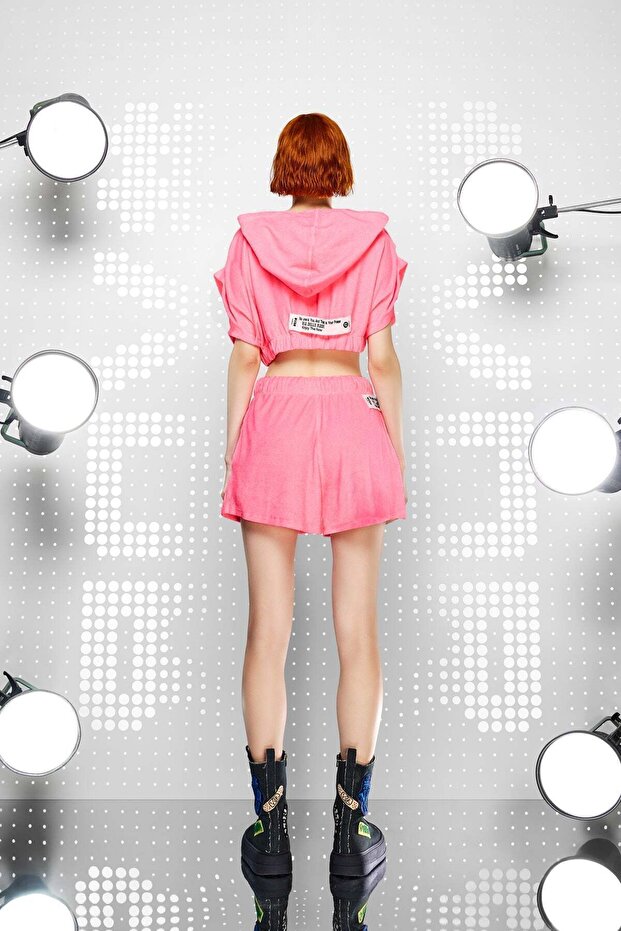 Pembe Neon Sweatshirt 15131 - 4