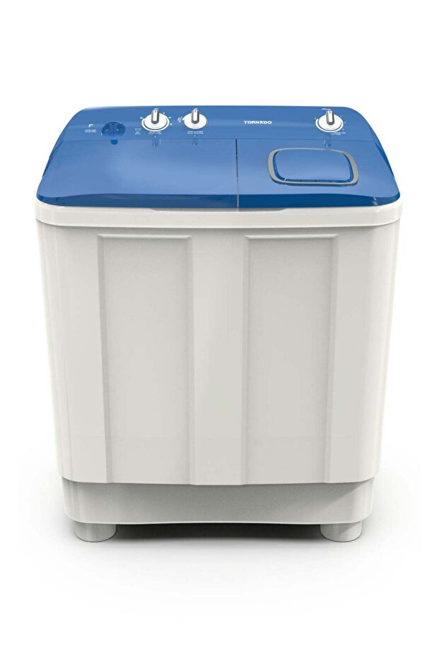 Washing Machine Half Auto 12 Kg White x Blue