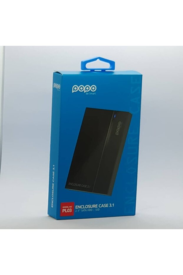 ENCLOSURE CASE 3.1 SATA 2.5" HDD / SSD - POPO PL03 حافظة قرص صلب