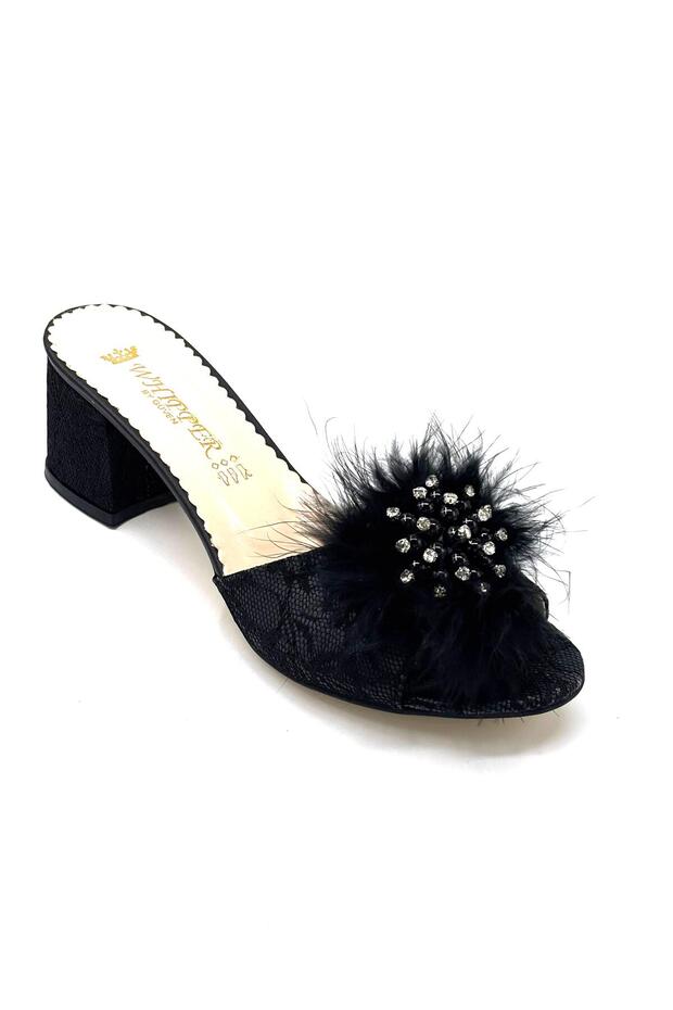 Women's Lace Stone Shoes Black