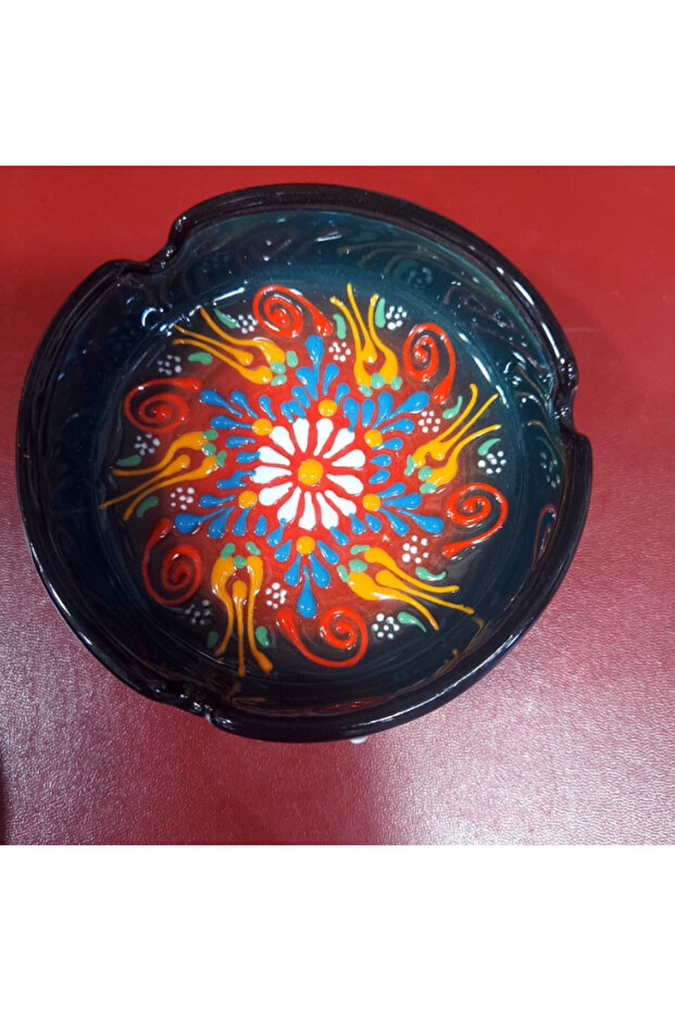 Large ashtray diameter 10cm height 4cm ceramic handmade 1 piece