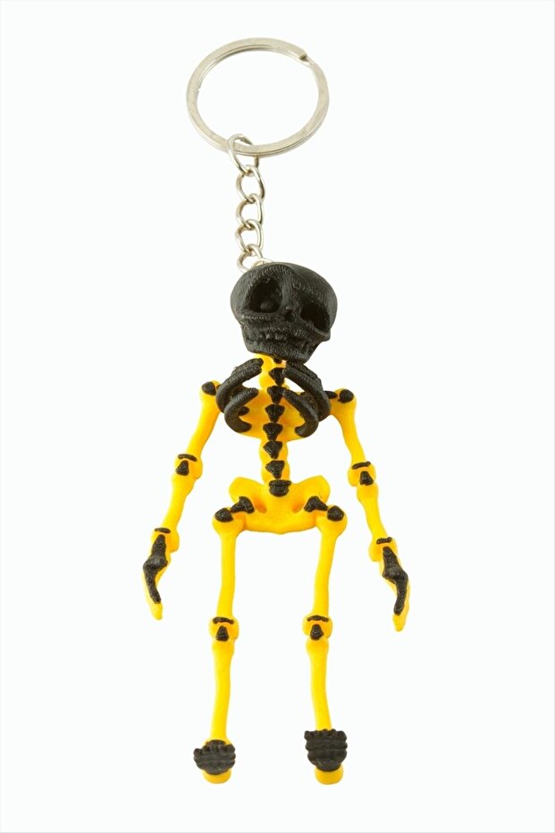 Skeleton Fan Keychain - 1