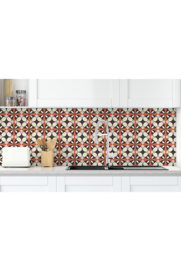 Self-Adhesive Kitchen Counter Decorative Foil - Erasable Printed Coating 60X100 cm