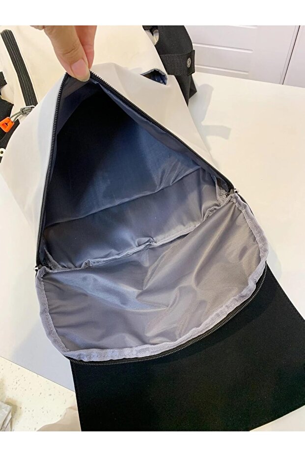 Glotech Canvas Backpack for Travel with Drawstring - 3