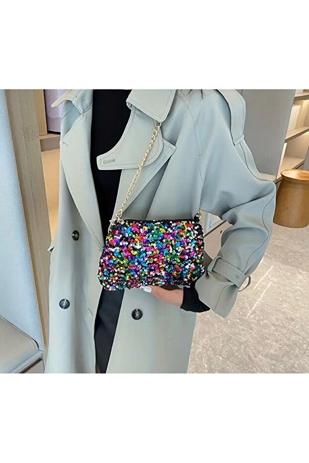 Sequin Shoulder Bag (Bc-1267) - 1