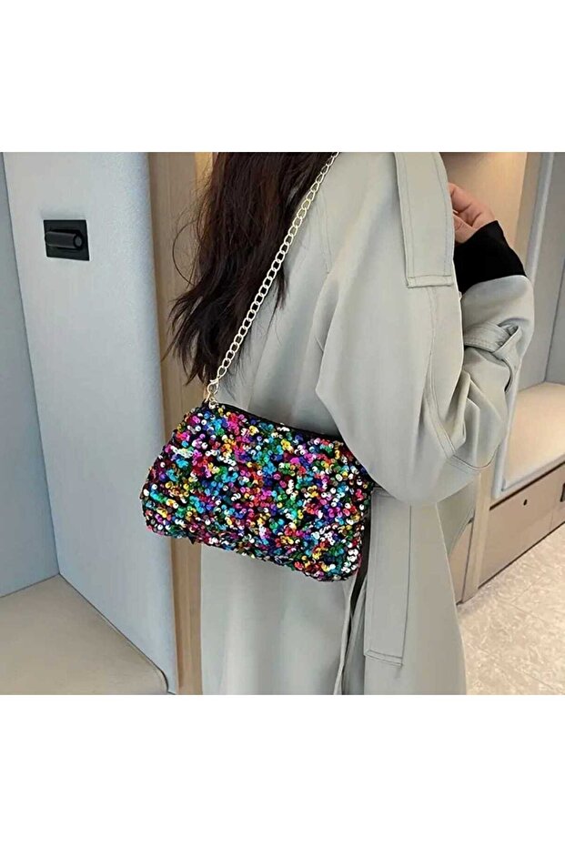 Sequin Shoulder Bag (Bc-1267) - 2