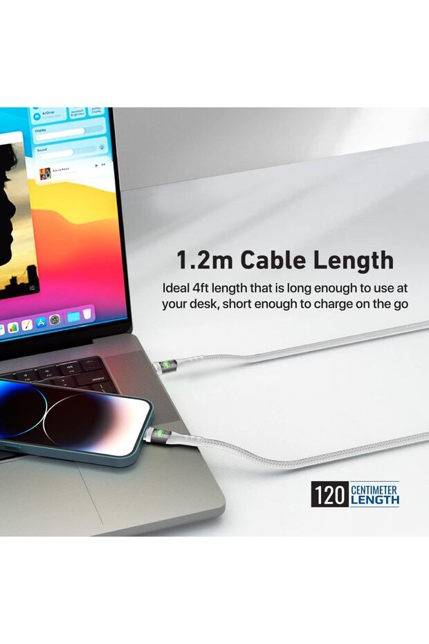 USB-C to Lightning Cable, Premium 27W Power Delivery - 4