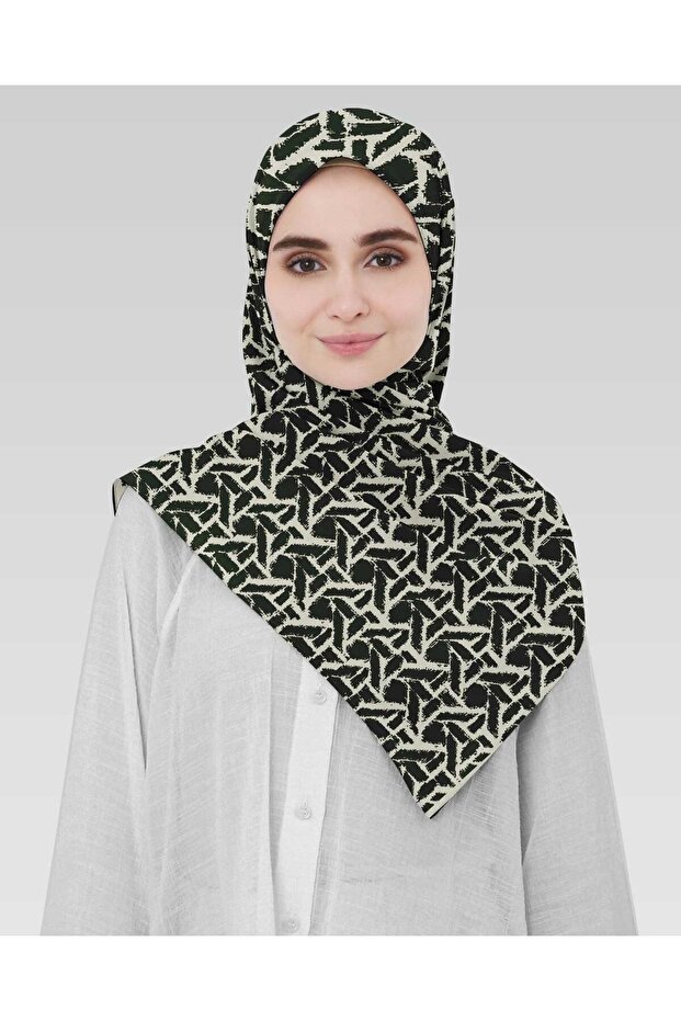 وشاح قطن ناعم-90×90 -06100 أخضر