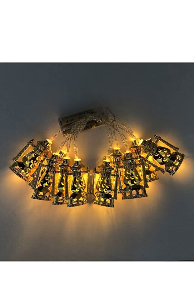 سلسلة إضاءة رمضانية للعيد مع فوانيس صغيرة بطول مترين - 2