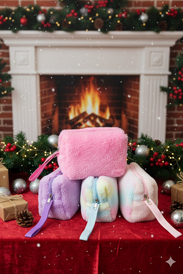 حقيبة مكياج قطيفة - 1