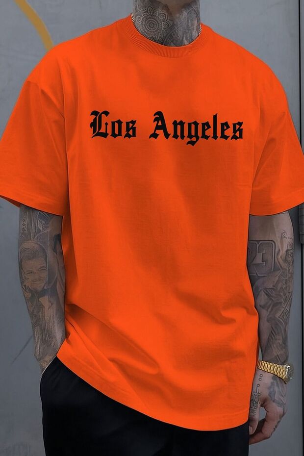 Los Anfgeles Printed Unisex T-Shirt Q5