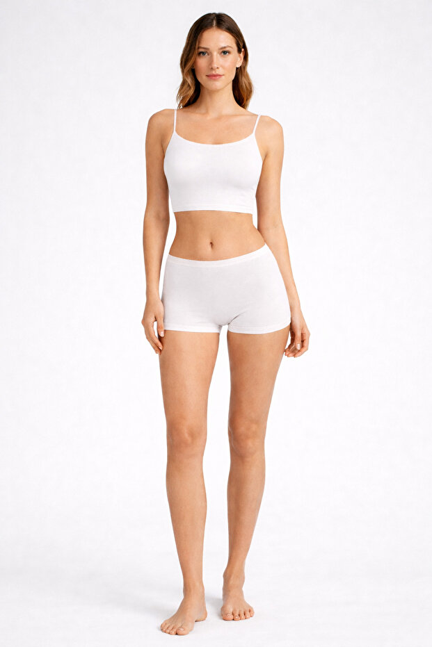 4 Pieces Cotton Comfortable Women's Boxers, Women's Boxer Underwear, Boxers Women - 4