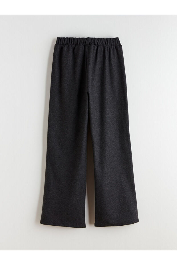 Create Your Style with Uzg Store Anthracite Elastic Waist Girls' Sweatpants