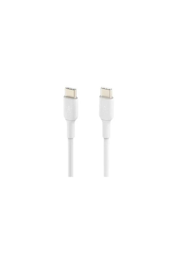 كابل USB-C إلى USB-C بطول متر واحد - أبيض