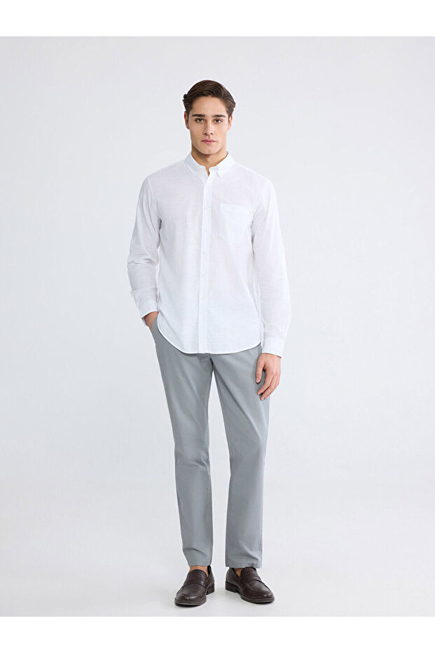Nevavm Standard Fit Gabardine Men's Chino Pants with a Difference