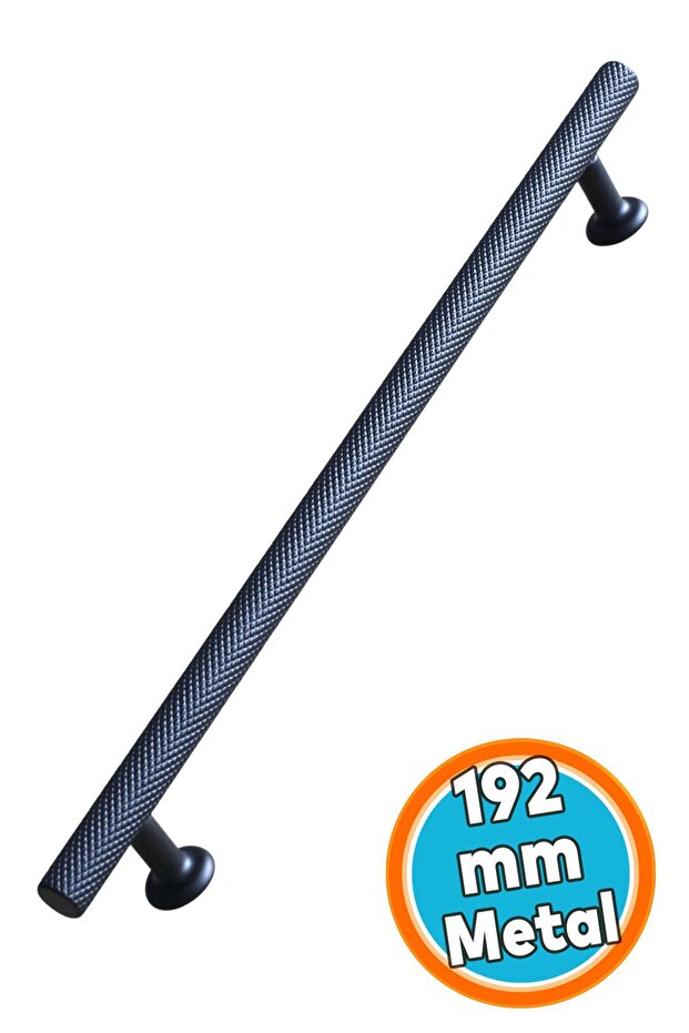 Furniture Kitchen Cabinet Drawer Cabinet Handles Lid Handle Handle Black 192 mm Metal Handle