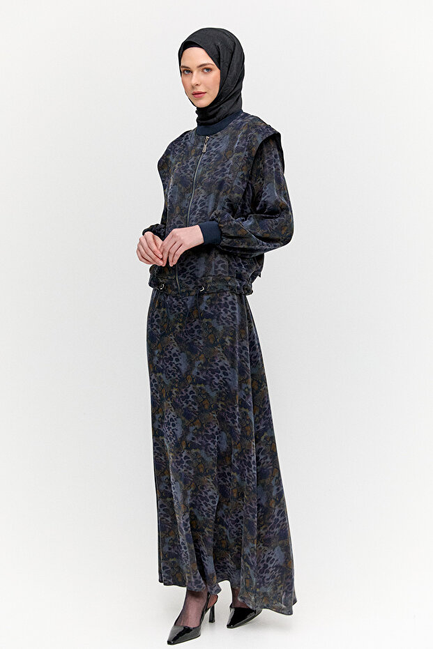 Yelekli Elbiseli İkili Takım - 2