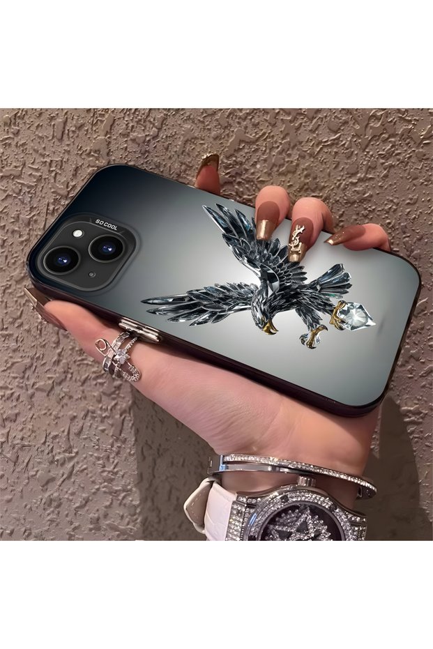 iPhone 13 Compatible Phone Case Camera Protection Hard Back Anti Fall Eagle