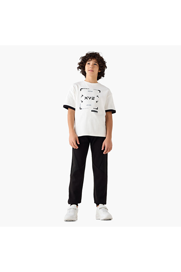 Elasticated Drawstring Joggers - 2