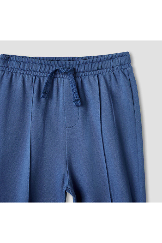 بنطال رياضي سادة بخصر برباط - 3