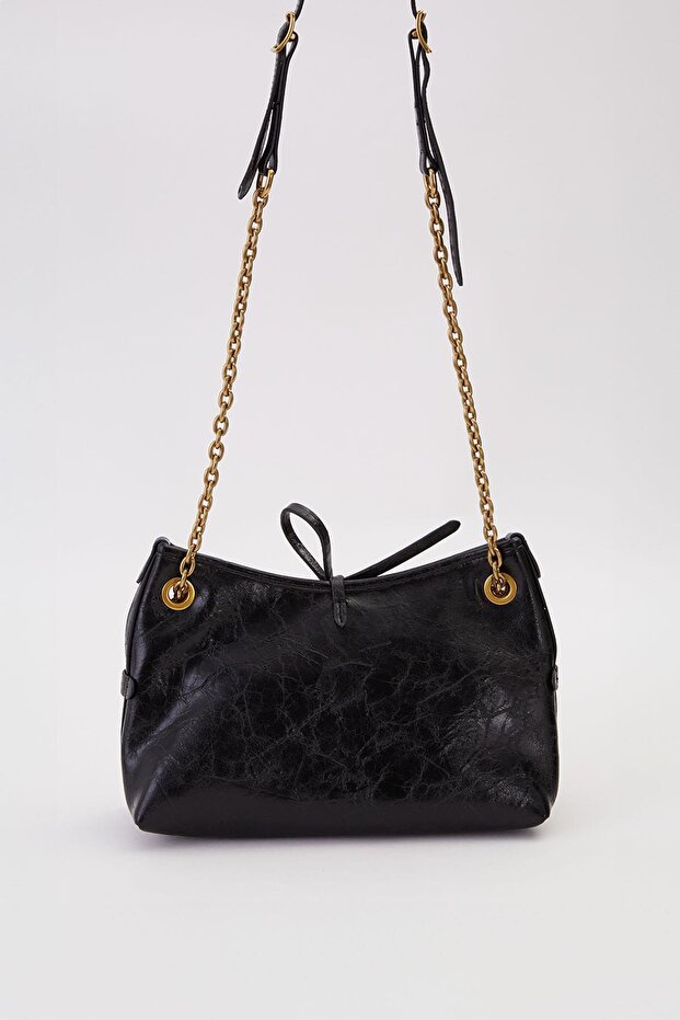 Geantă de umăr model Black Bow - 4