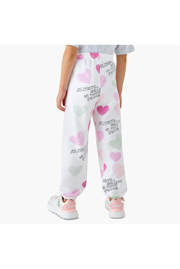 Solid Joggers with Drawstring Closure and Pockets - 3