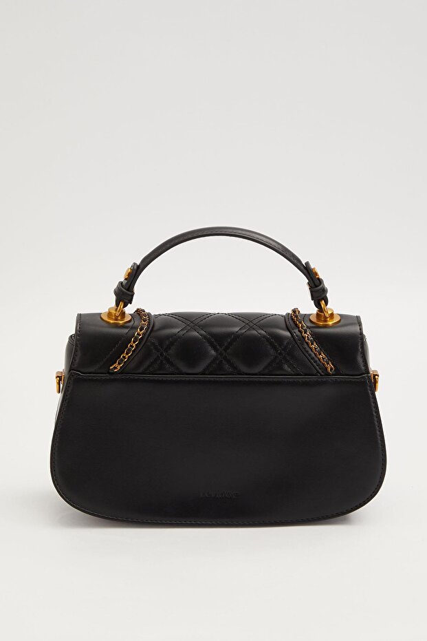 Siyah Oval Model El Çantası - 4