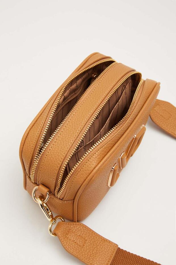 Curea de umăr groasă maro - 3