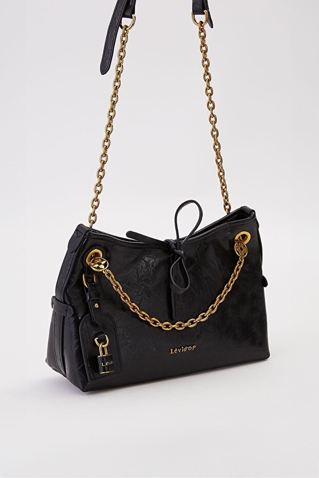 Geantă de umăr model Black Bow - 2